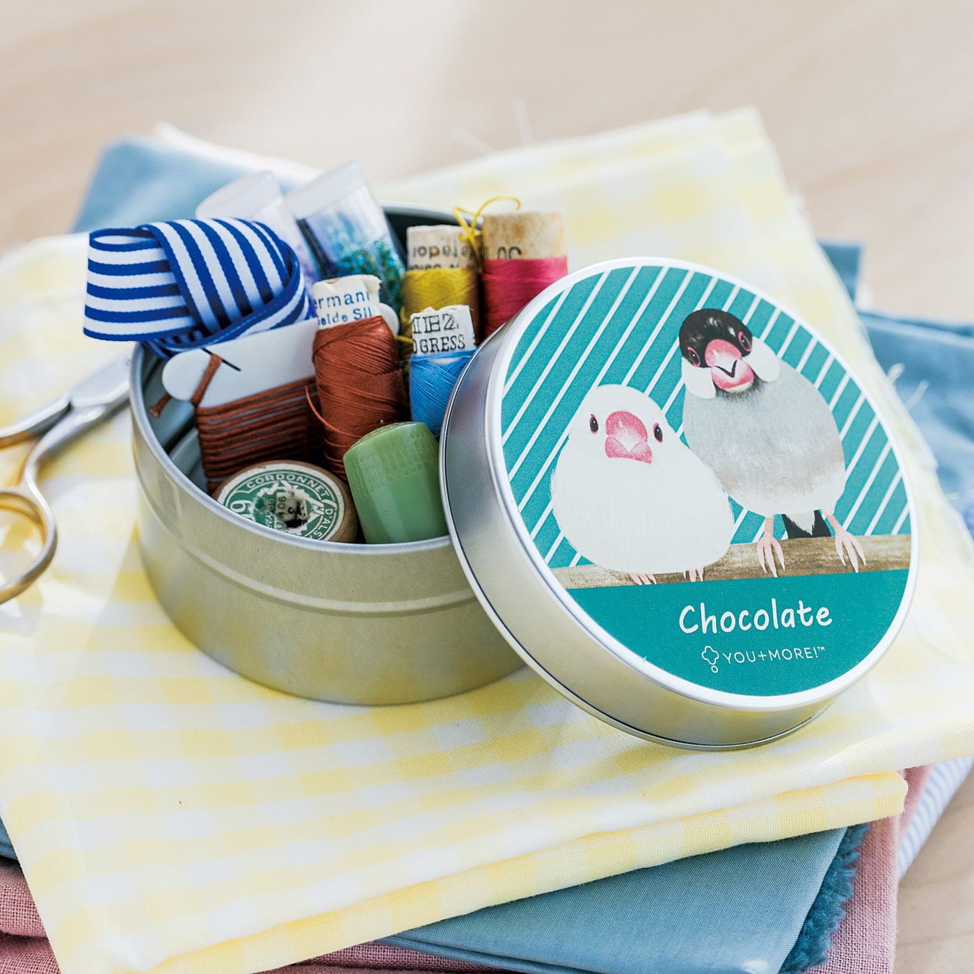 realstock [リアルストック]（Express BOX）|YOU＋MORE！　動物たちからティータイムのおさそい　缶入り紅茶２個セット|キュートな缶は小物の収納にもぴったり。