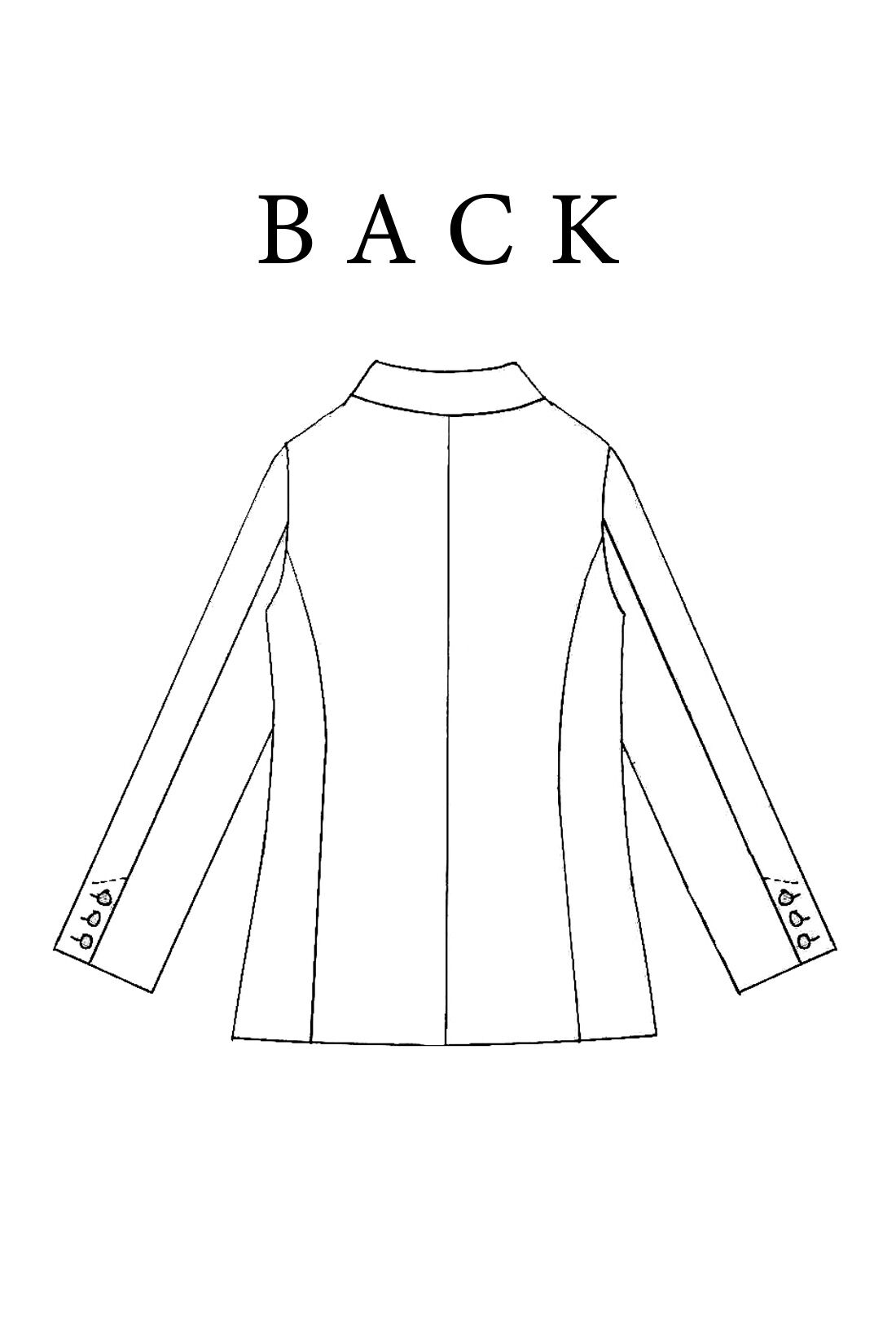 Real Stock|IEDIT[イディット]　凛と着こなすトリアセジャージー素材の大人のサマ見えジャケット〈ブラック〉