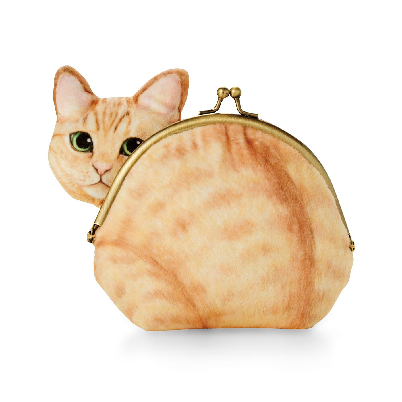 なでなでしてニャ 猫のおしりのがま口ポーチ｜Real Stock[リアル