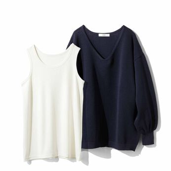 Real Stock | メッシュニットセット〈ＷＨ・ＮＶ〉ＩＥ
