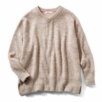 realstock [リアルストック]（Express BOX） | ダブルフェイスモモンガニット〈ベージュ〉ＩＥ
