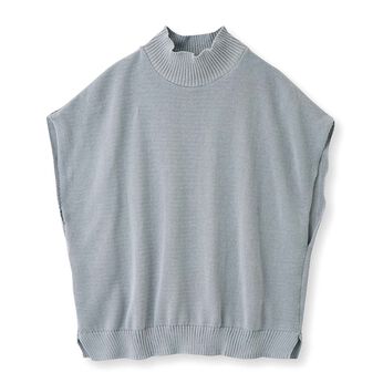 Real Stock | ｅｌコットンシルクハイネックニットベスト
