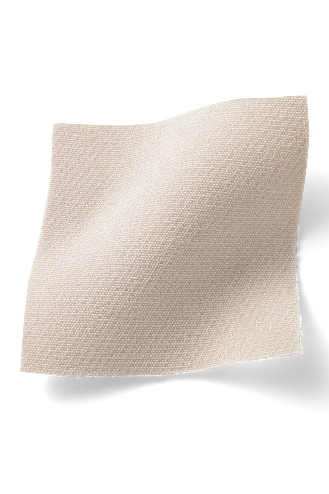 Real Stock|IEDIT シルエットがきれいなフロントタックテーパードパンツ〈ベージュ〉|クラス感たっぷりの厚手布はく素材。