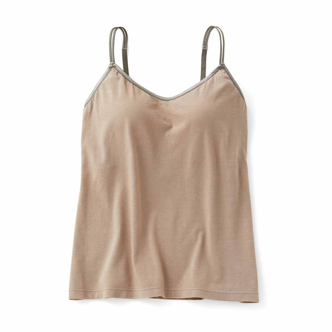 realstock [リアルストック]（Express BOX）|一枚ですっきり ホック調整でぴったり ハンサムなブラキャミソール〈cinnamon〉|〈cinnamon〉