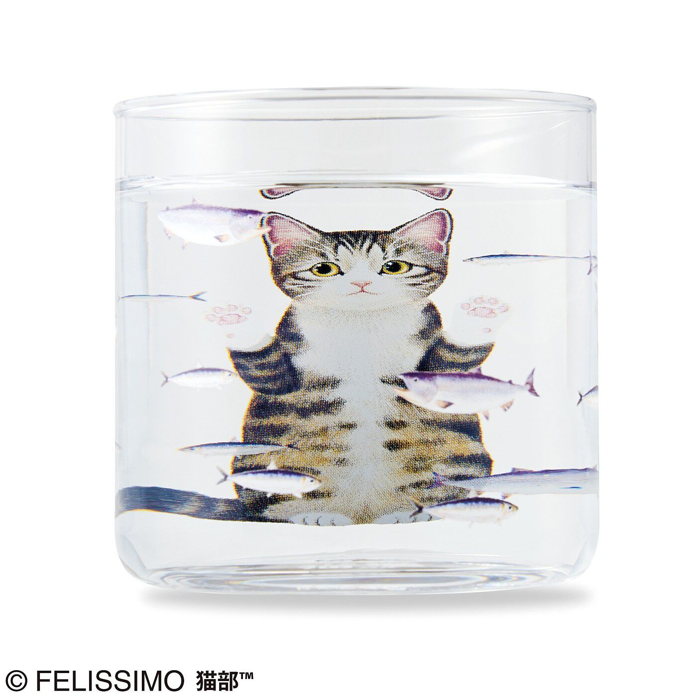 realstock [リアルストック]（Express BOX）|おいしそうだニャ～　猫さん夢の水族館グラス