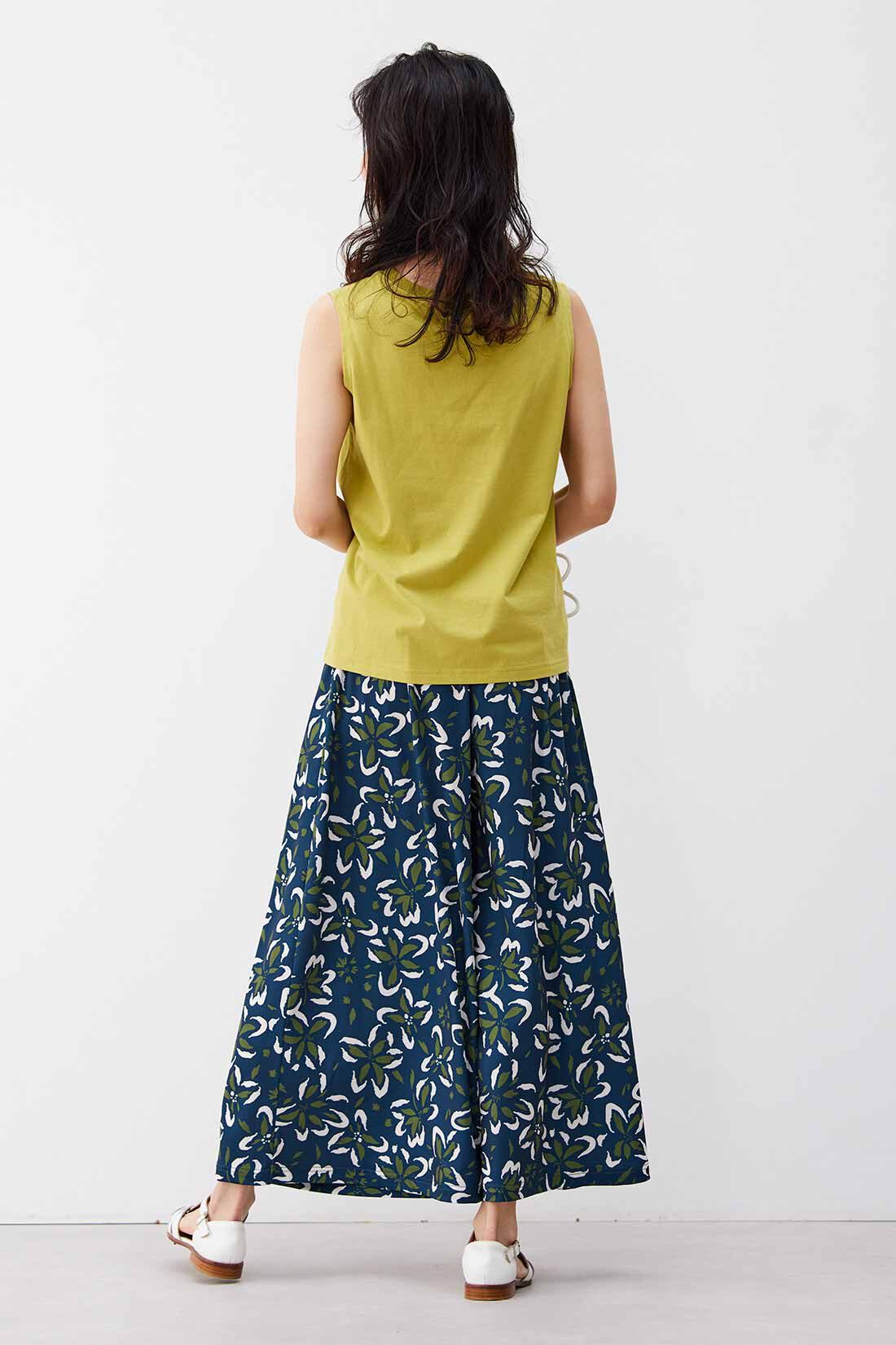 realstock [リアルストック]（Express BOX）|Live love cotton（R）プロジェクト リブ イン コンフォート きれいシルエットのパックTシャツ＆タンクトップセット〈マスタード＆ホワイト〉