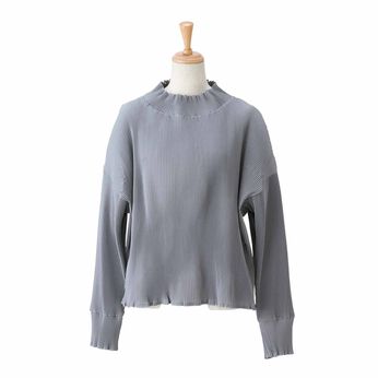 Real Stock | メイクプリーツトップス〈グレー〉ＩＥ