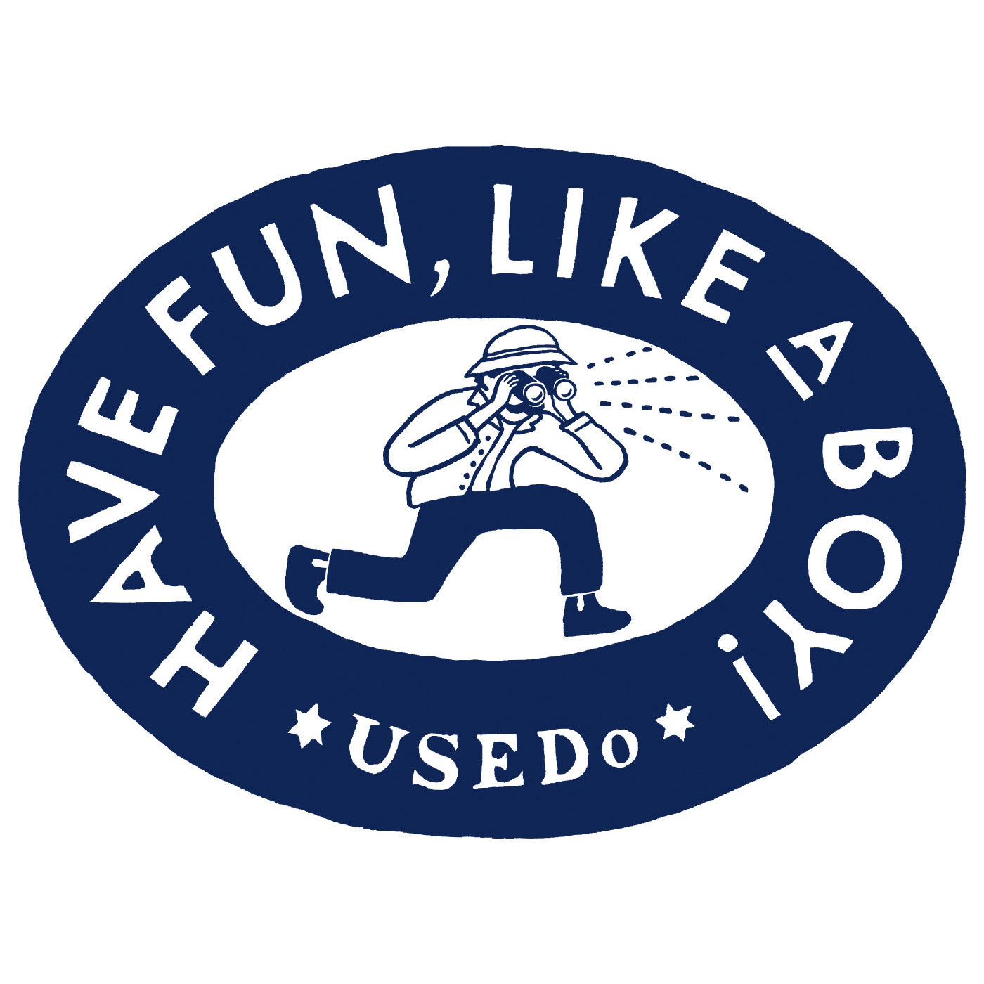 Real Stock|USEDo×CHALKBOY　ボーイッシュ長袖Ｔシャツ〈ホワイト〉