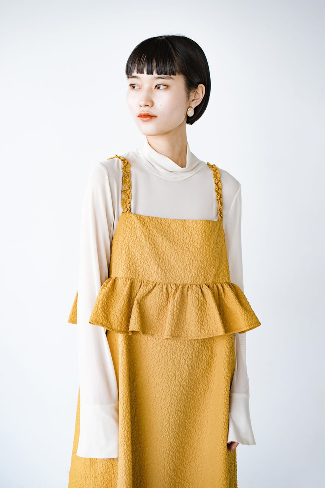 realstock [リアルストック]（Express BOX）|ｈａｃｏ！ お花が綺麗に咲いている奇跡を身にまとう ＯＮＥ−ＰＩＥＣＥ ｂｙ ＬＯＶＥ＆ＰＥＡＣＥ ＰＲＯＪＥＣＴ〈マスタード〉