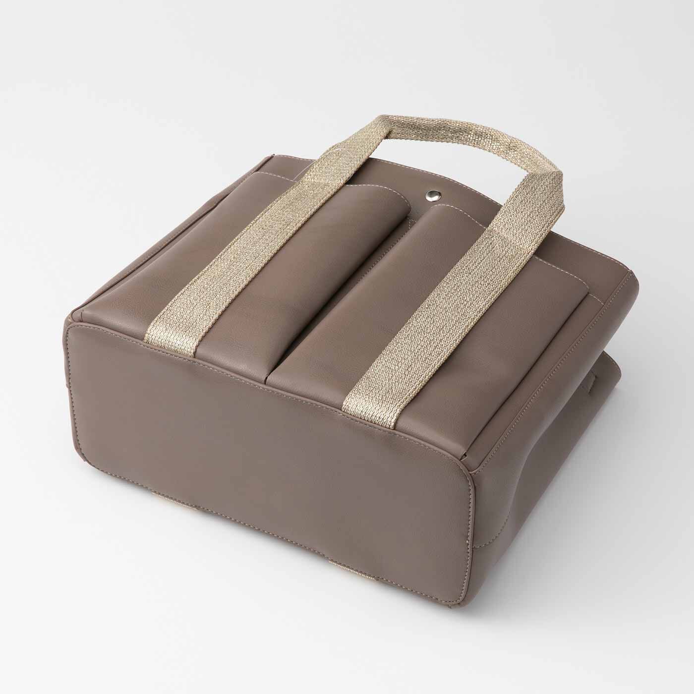 realstock [リアルストック]（Express BOX）|ラミプリュス　荷物を仕切ってすっきり収納 Tトート〈合皮〉