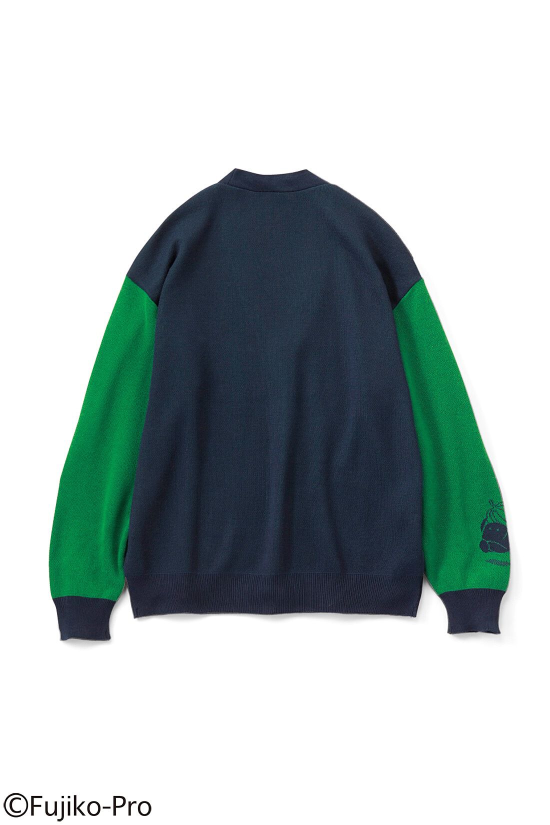 Real Stock|ドラえもん　「異説クラブメンバーズバッジ」ニットカーディガン〈ユニセックス〉|BACK
