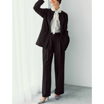 Real Stock | 大人の純黒スーツ〈ブラック〉ＩＥ