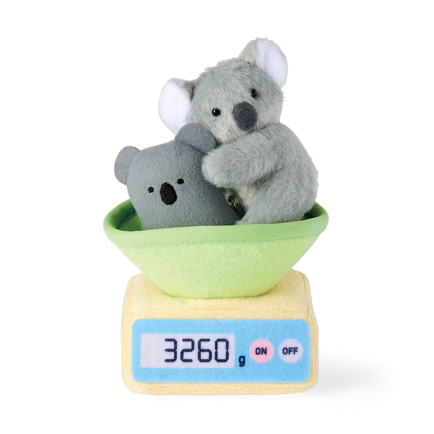 Real Stock|YOU+MORE!　動物園の赤ちゃんたちの体重測定キーマスコット|3:〈赤ちゃんコアラ〉
