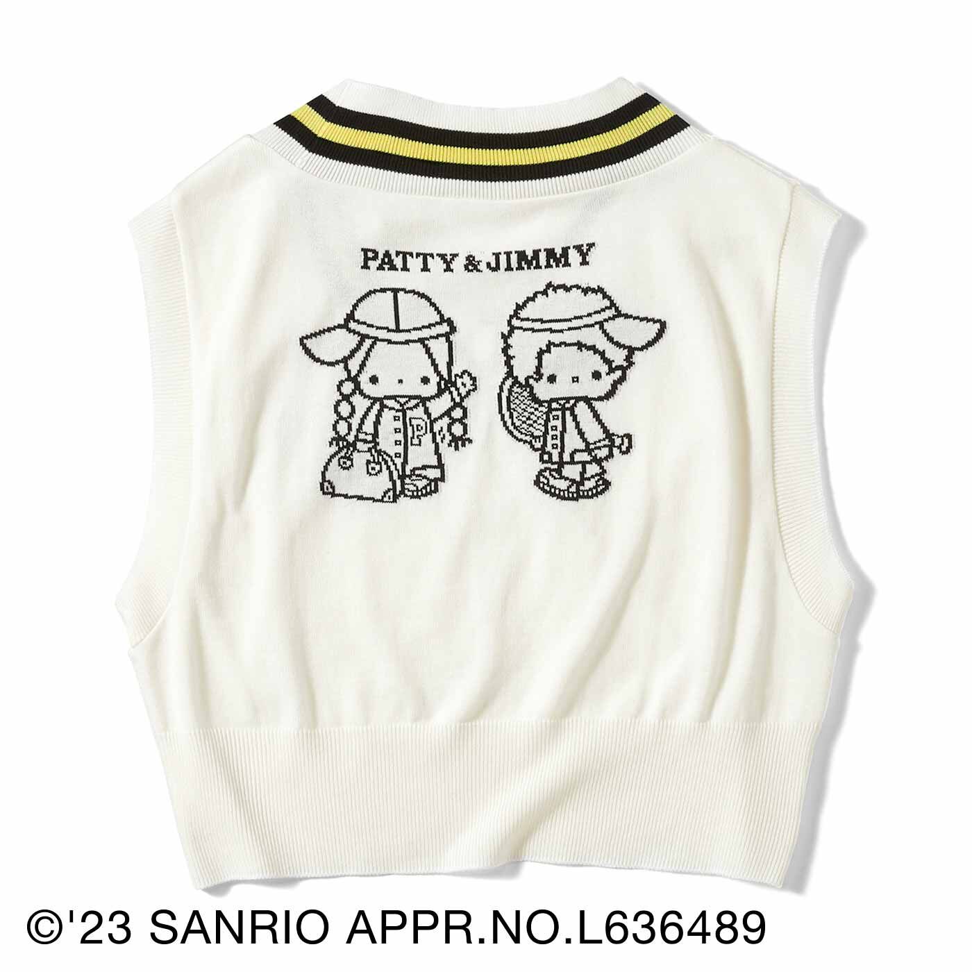サンリオキャラクターコラボ カラーボーダーのTシャツ〈キッズ