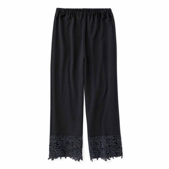 realstock [リアルストック]（Express BOX） | ｆｇ大人のすそレース裏起毛パンツ