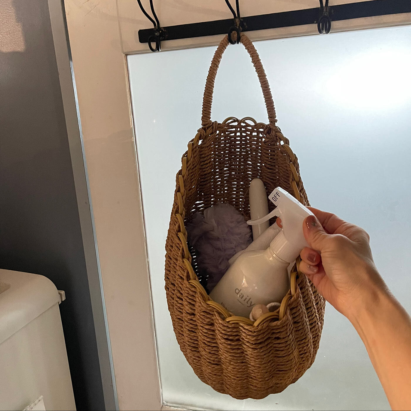 realstock [リアルストック]（Express BOX）|ａｍ＆ｂｅ　ざっくり入れにちょうどいい壁掛け収納バッグ|RoomClipユーザーのRoomNo.4757688　rijuさんに使っていただきました。