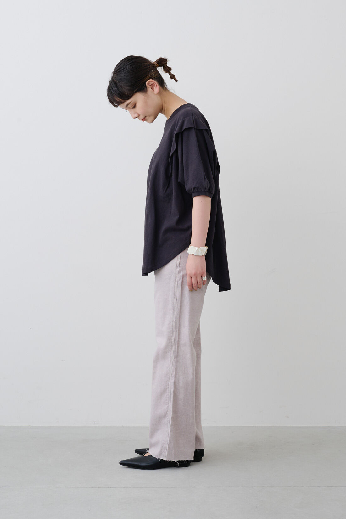 realstock [リアルストック]（Express BOX）|MEDE19F 〈SELECT〉 Lee DUNGARESS　カットオフペインターパンツ|1：ブルーベリー・モデル身長：157cm
