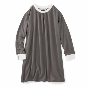Real Stock | ｆｇクレリックシャツカットソーチュニック