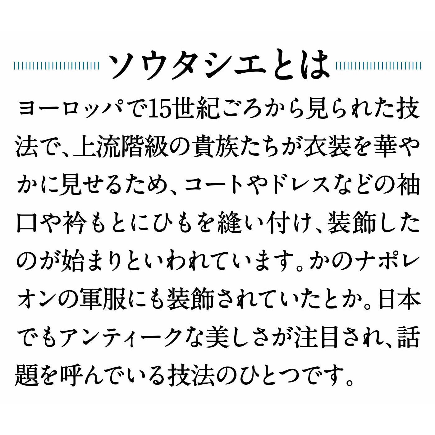 Real Stock|「はじめてさんのきほんのき」ヨーロッパの伝統的なコード刺しゅう ソウタシエのアクセサリー