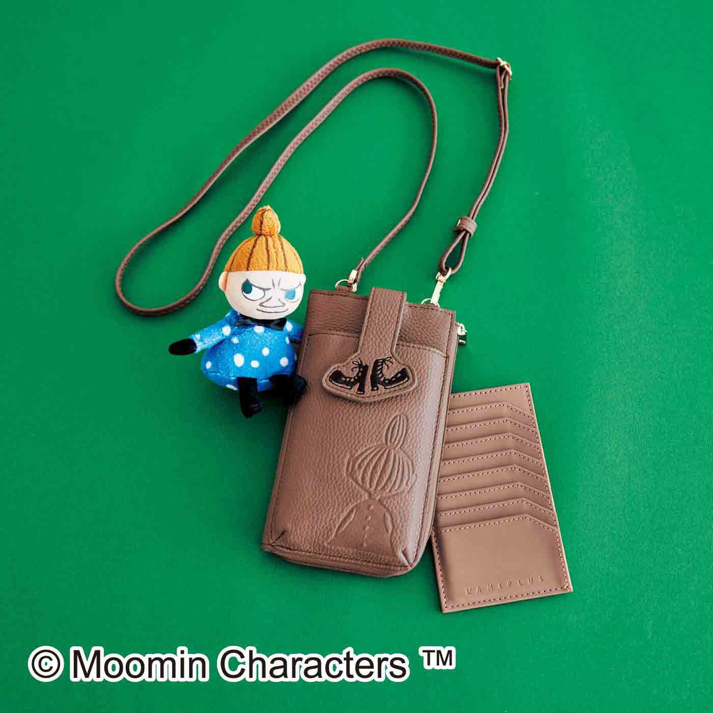 Real Stock|MOOMIN×ラミプリュス　クロスボディーウォレット〈リトルミイ〉|スマホ・カード・お金を必要最小限にまとめてちょっとしたお出かけに。お財布機能までプラスした人気のクロスボディーウォレットとムーミンキャラクターがコラボしました。