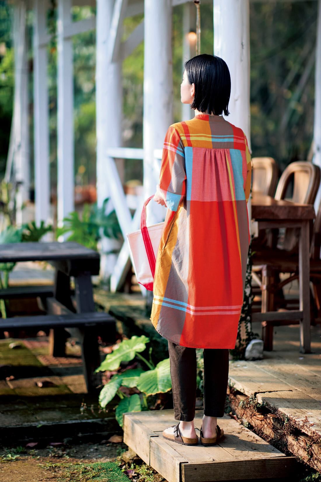 Sunny clouds so-co|サニークラウズ　ほどゆるチノンス〈レディース〉茶色