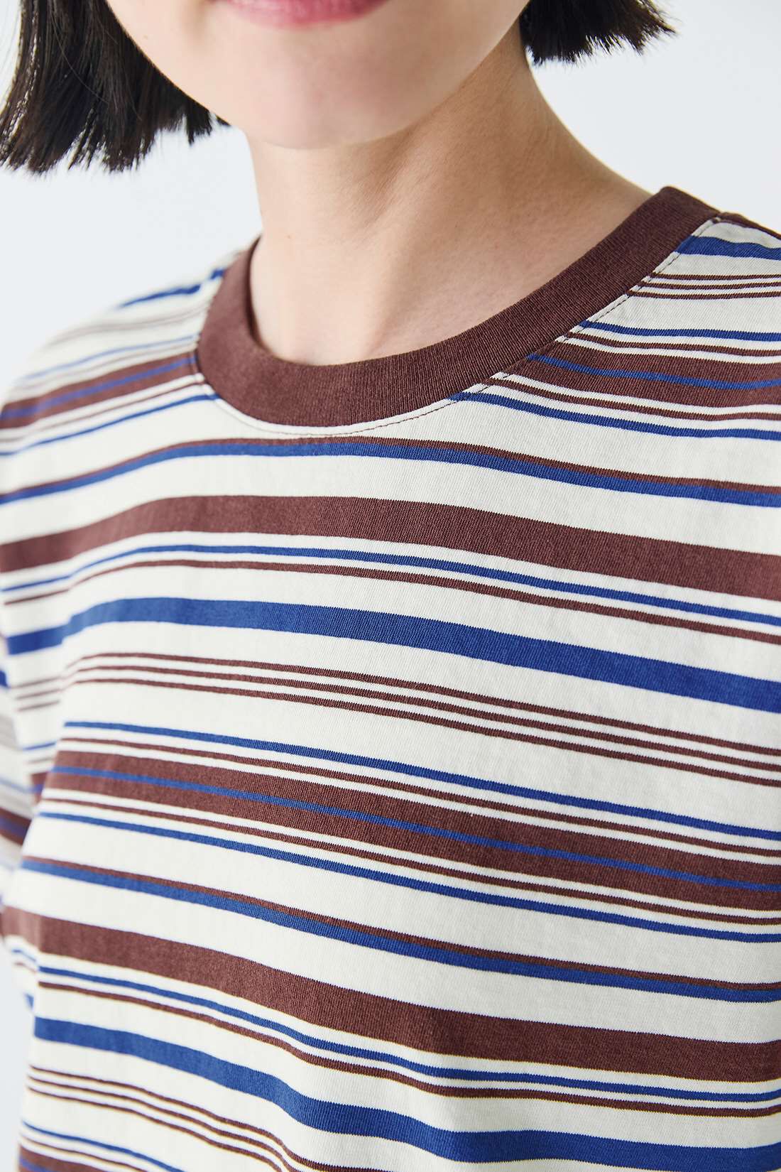 Sunny clouds so-co|サニークラウズ　feat. mii 　マルチなボーダーTシャツ〈レディース〉