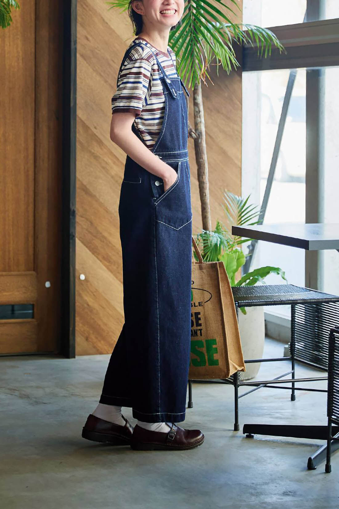 Sunny clouds so-co|サニークラウズ　feat. mii 　マルチなボーダーTシャツ〈レディース〉