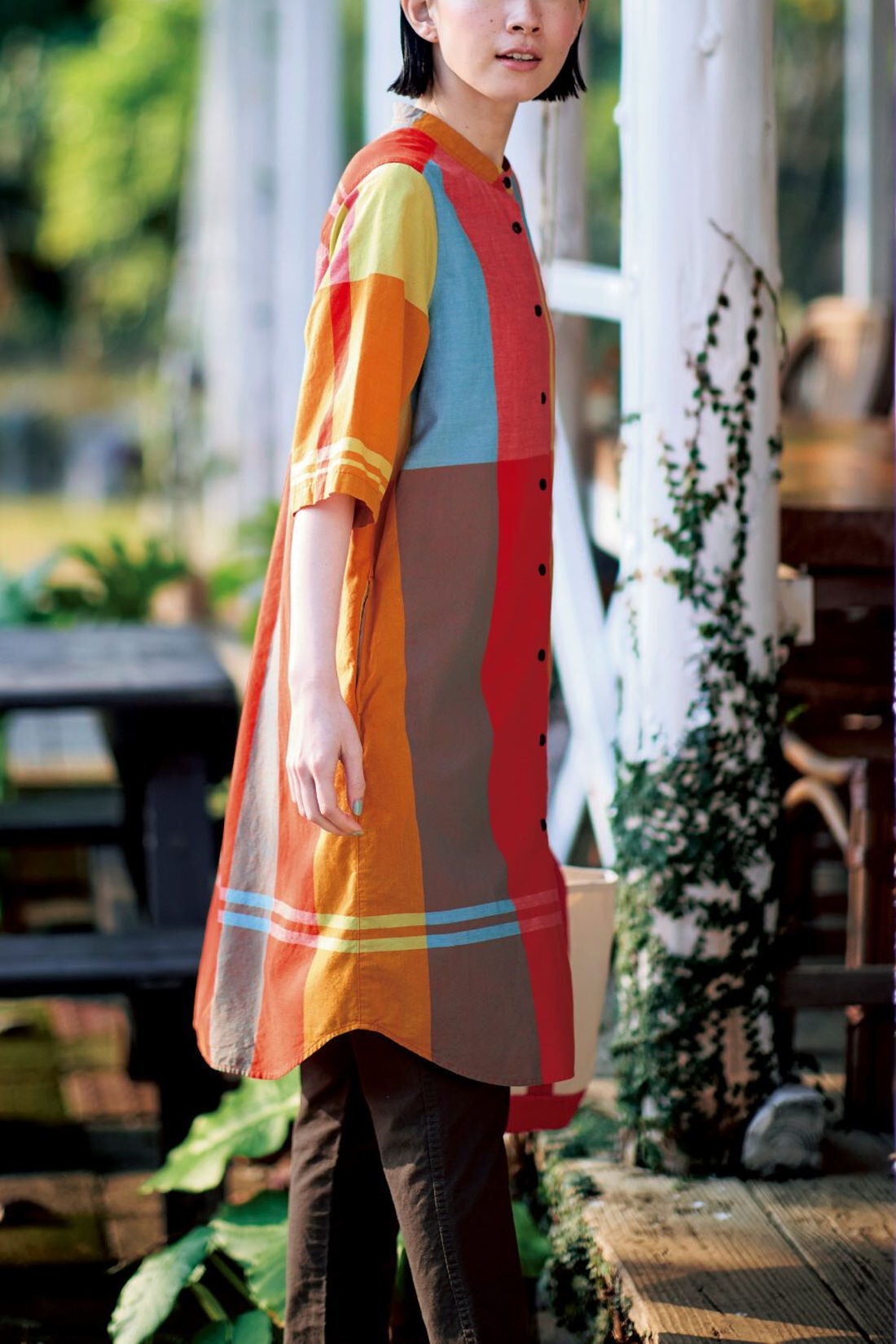 Sunny clouds so-co|サニークラウズ　ほどゆるチノンス〈レディース〉茶色