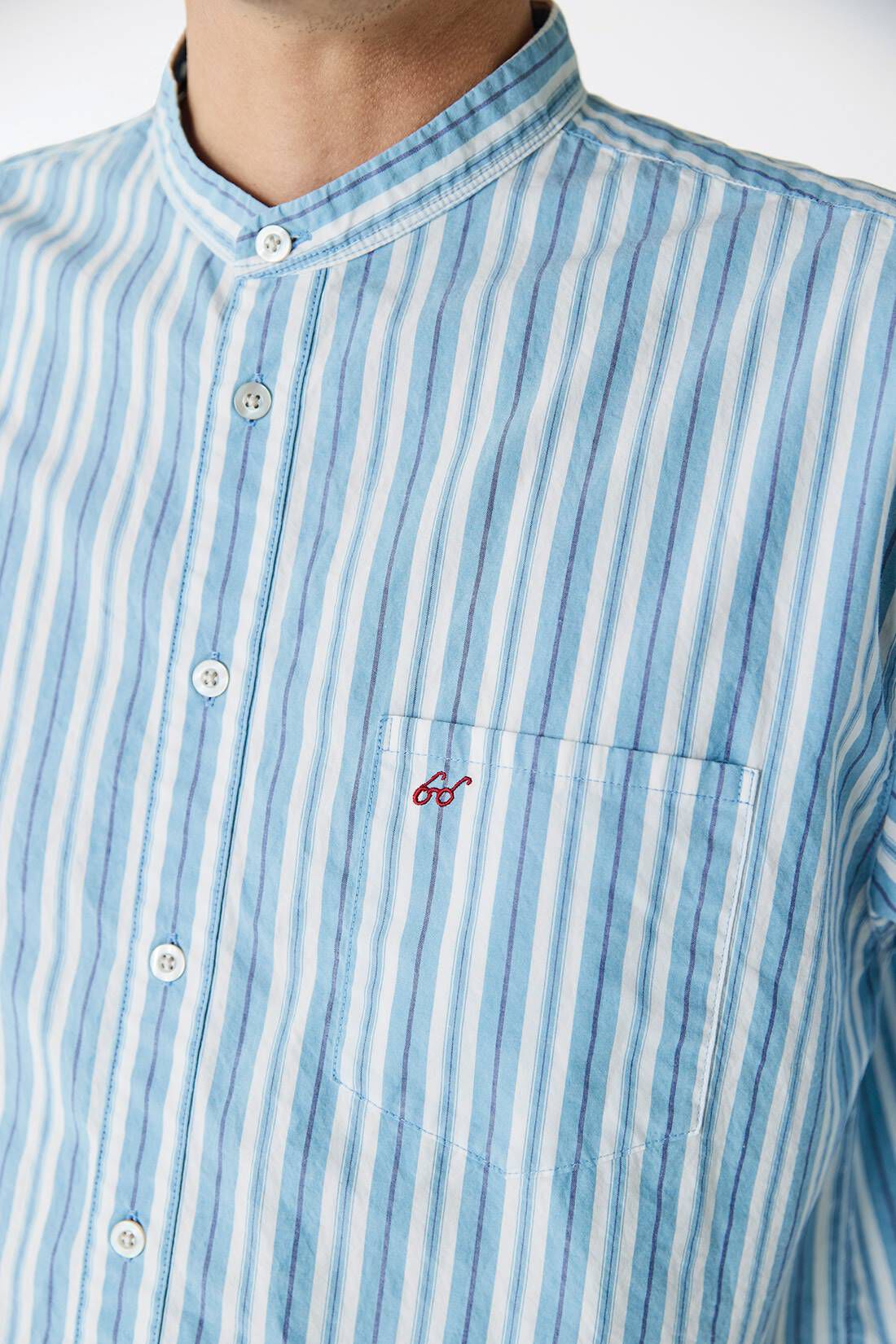 ExpressBOX|サニークラウズ feat. bonpon bonさんのソーダストライプシャツ〈メンズ〉