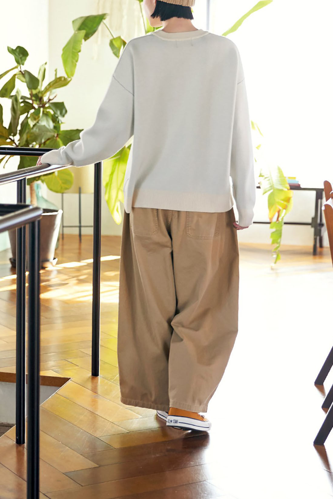 Sunny clouds so-co|サニークラウズ　どんだけブカブカパン〈レディース〉ベージュ