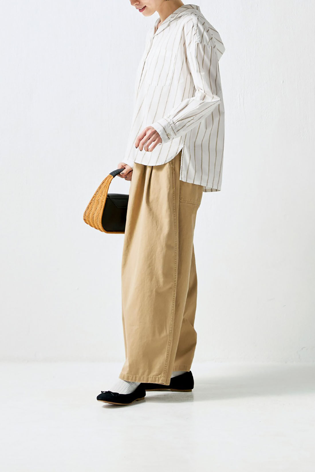 Sunny clouds so-co|サニークラウズ　どんだけブカブカパン〈レディース〉ベージュ