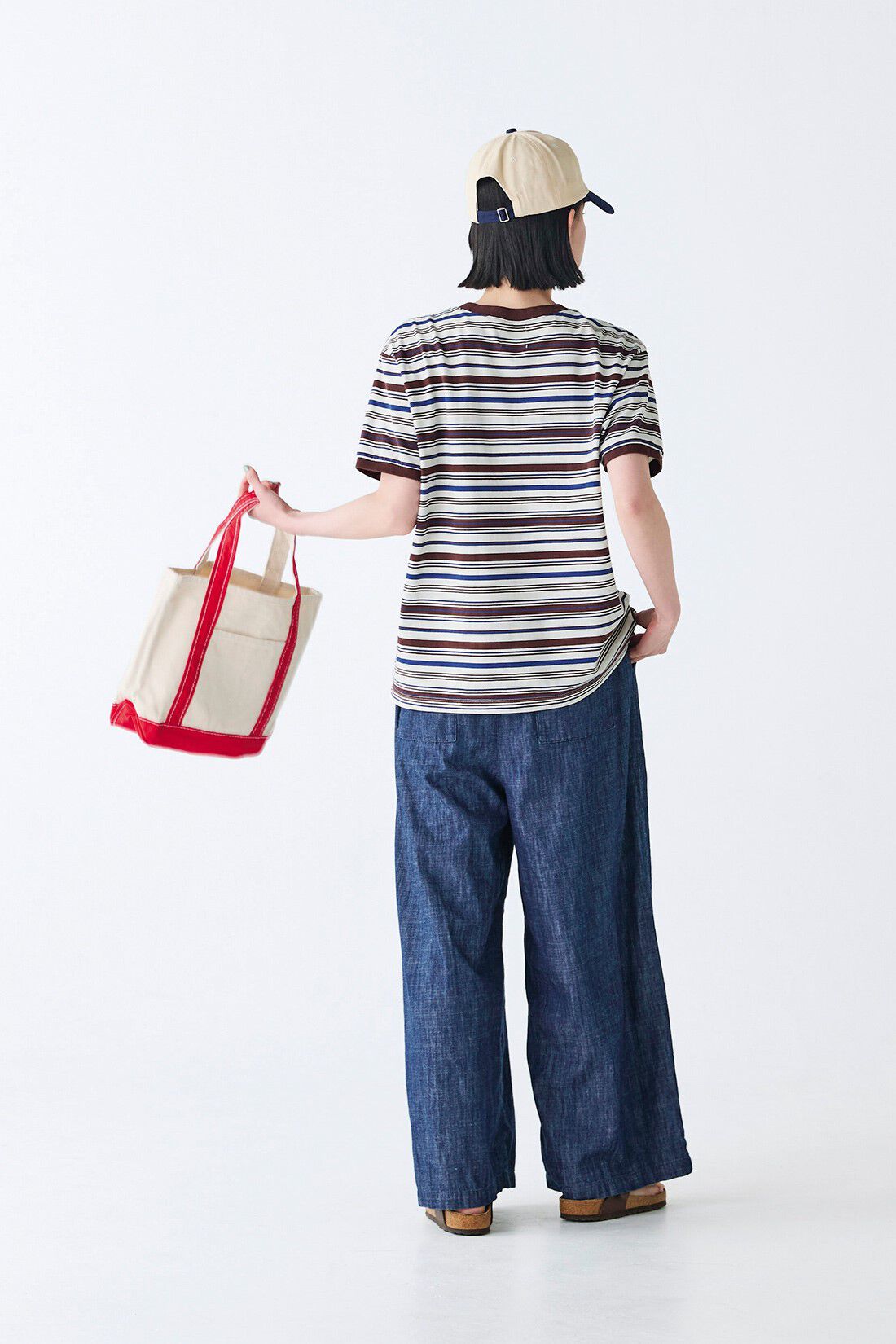 Sunny clouds so-co|サニークラウズ　feat. mii 　マルチなボーダーTシャツ〈レディース〉