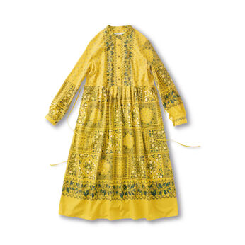 ExpressBOX | バンダナ ワンピース 黄色 レディース