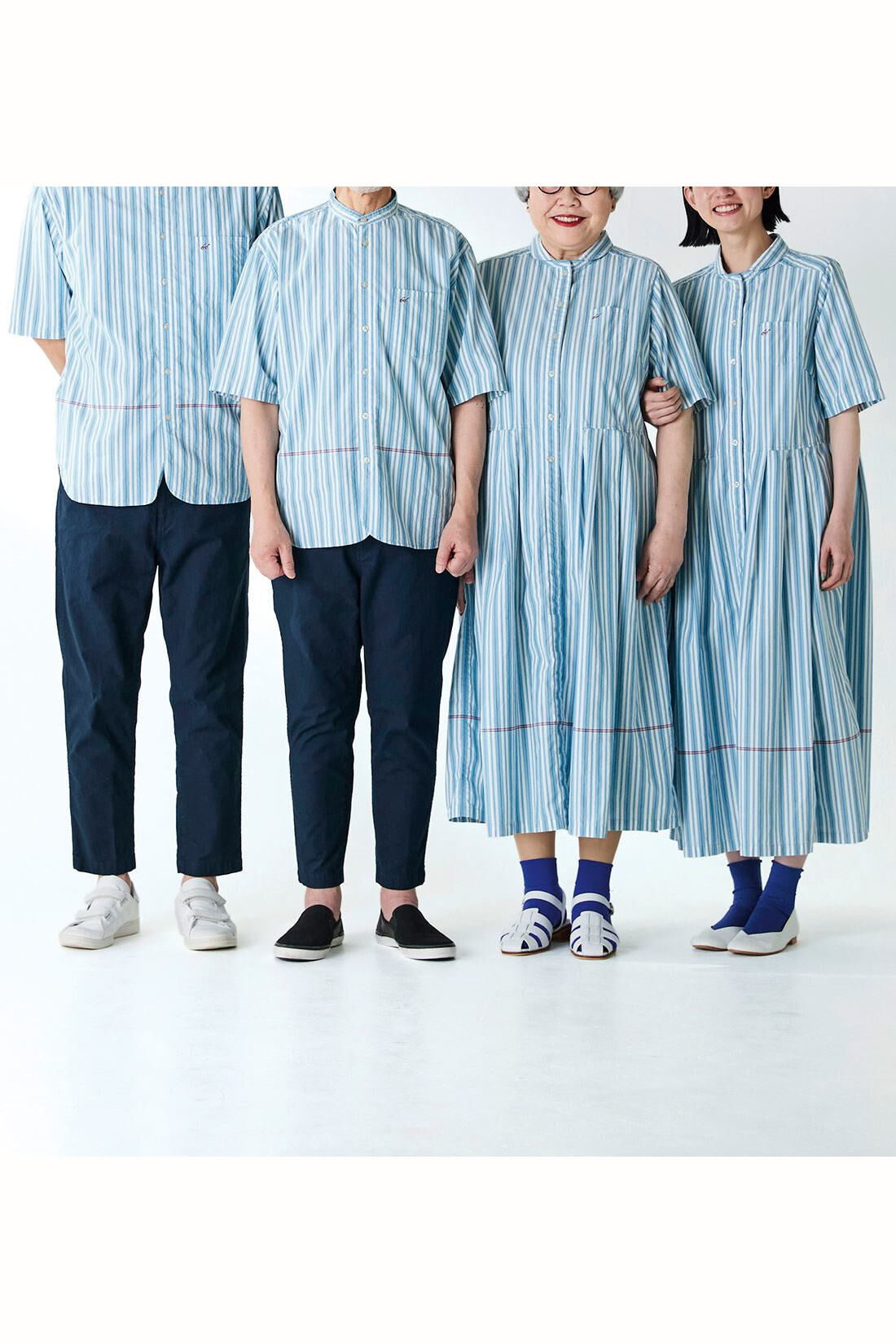 ExpressBOX|サニークラウズ feat. bonpon bonさんのソーダストライプシャツ〈メンズ〉