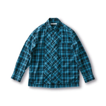 ExpressBOX | サニークラウズターコイズチェックシャツ〈メンズ〉