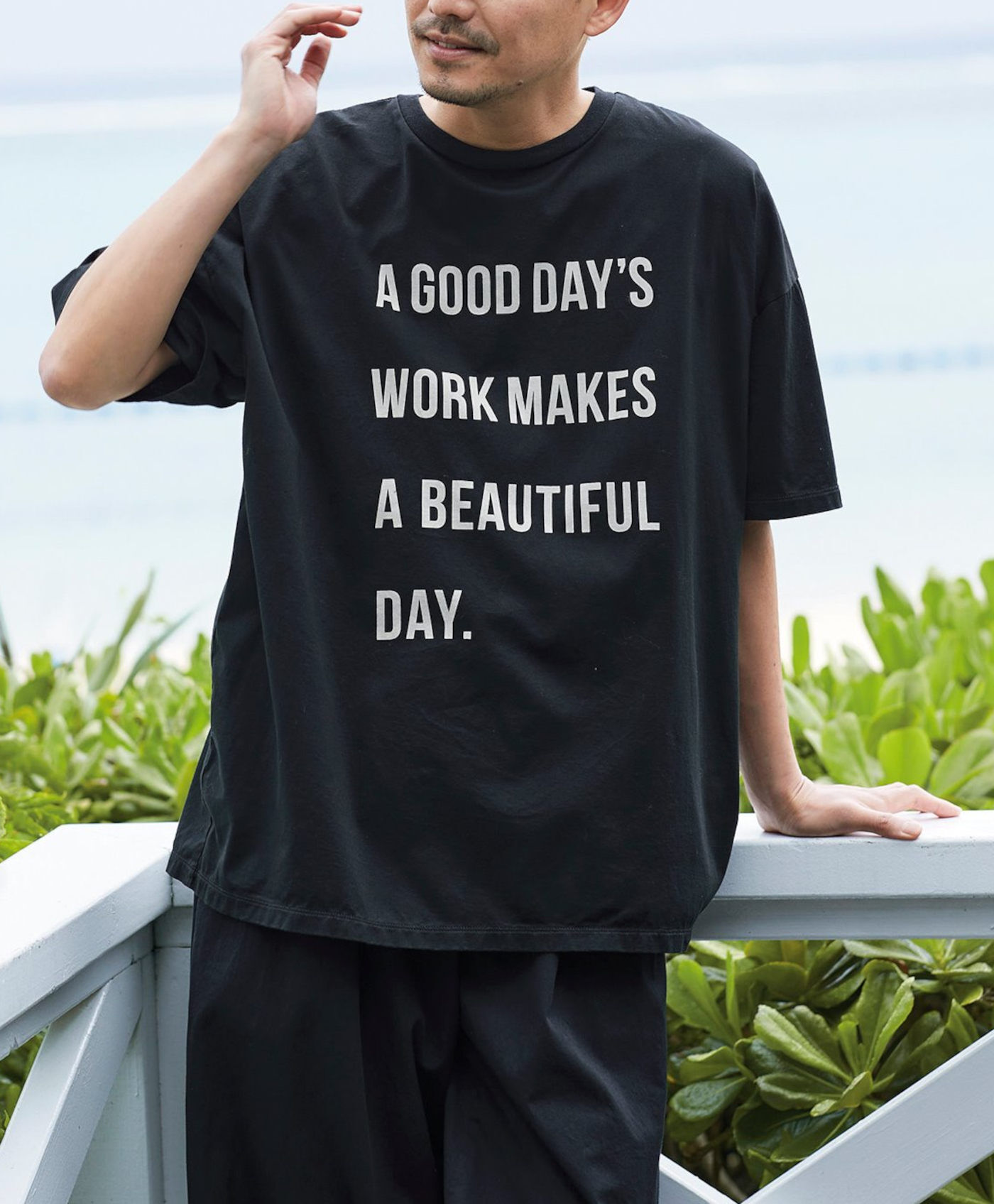 Sunny clouds so-co|サニークラウズ とっても大きなTシャツ〈メンズ〉