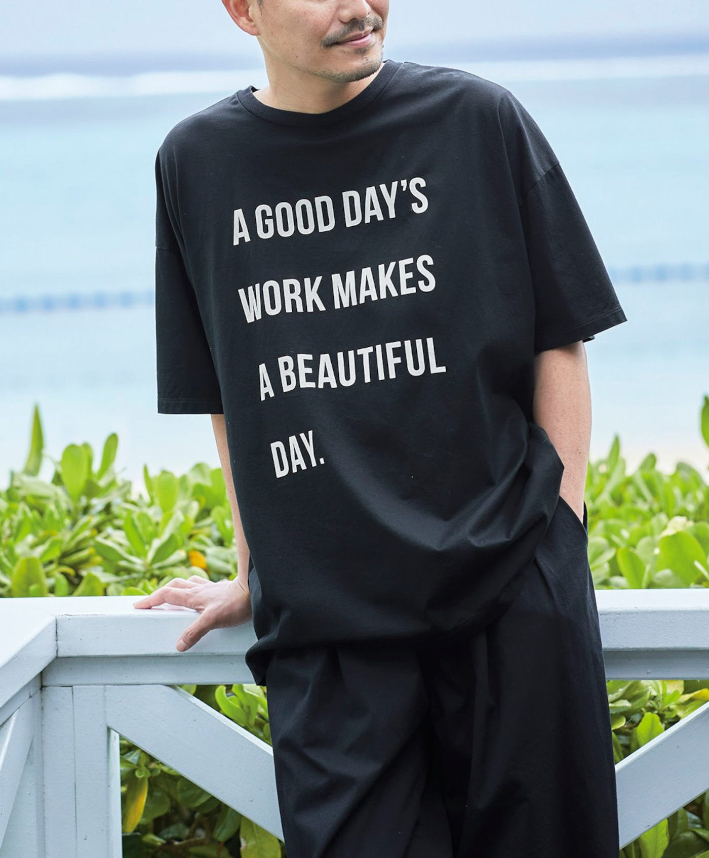 Sunny clouds so-co|サニークラウズ とっても大きなTシャツ〈メンズ〉