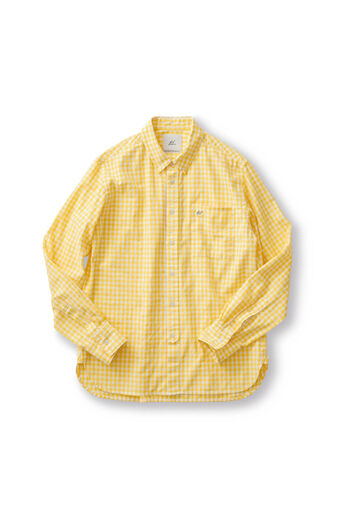 ExpressBOX | bonさん ギンガム シャツ 黄色い メンズ