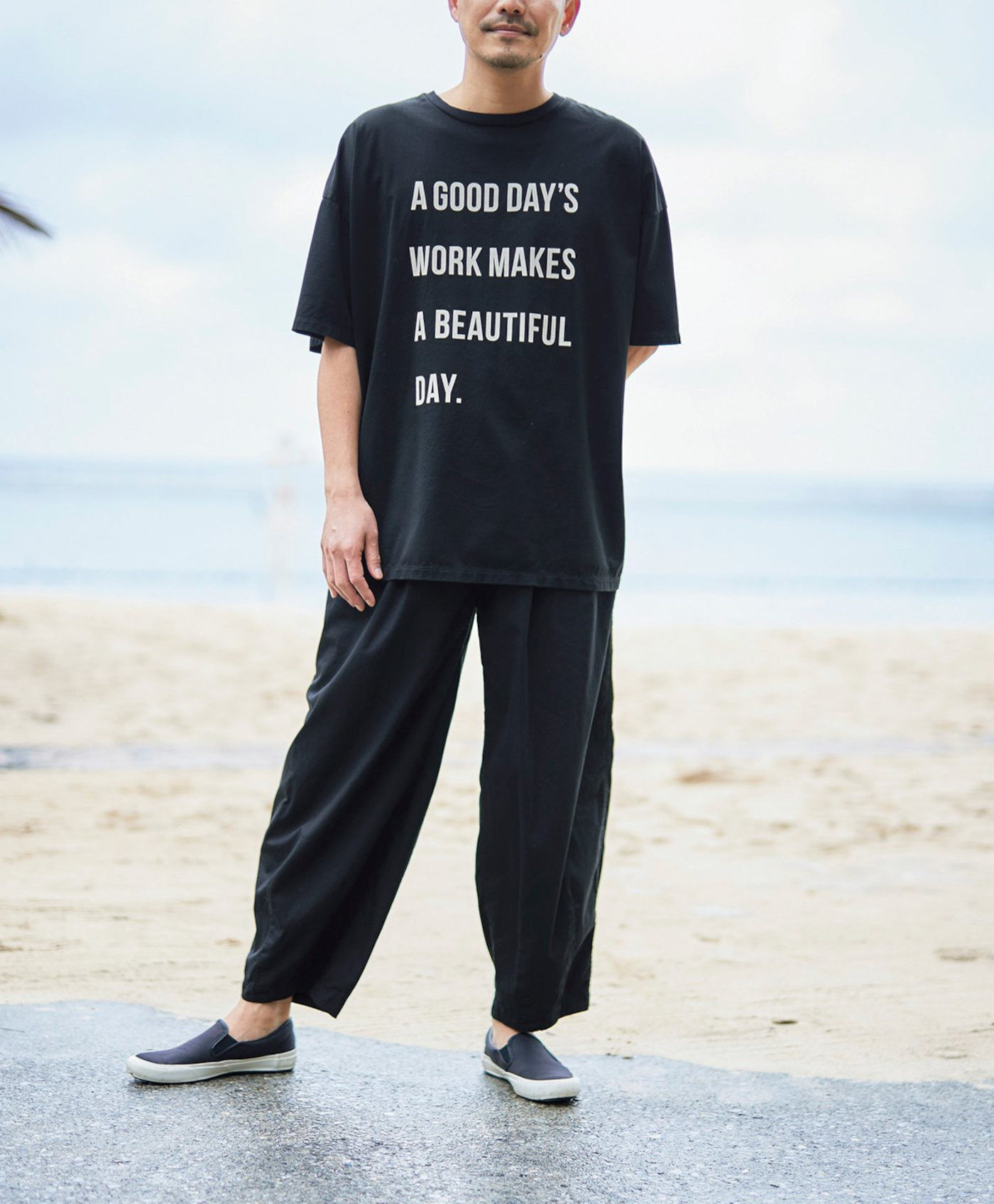Sunny clouds so-co|サニークラウズ とっても大きなTシャツ〈メンズ〉