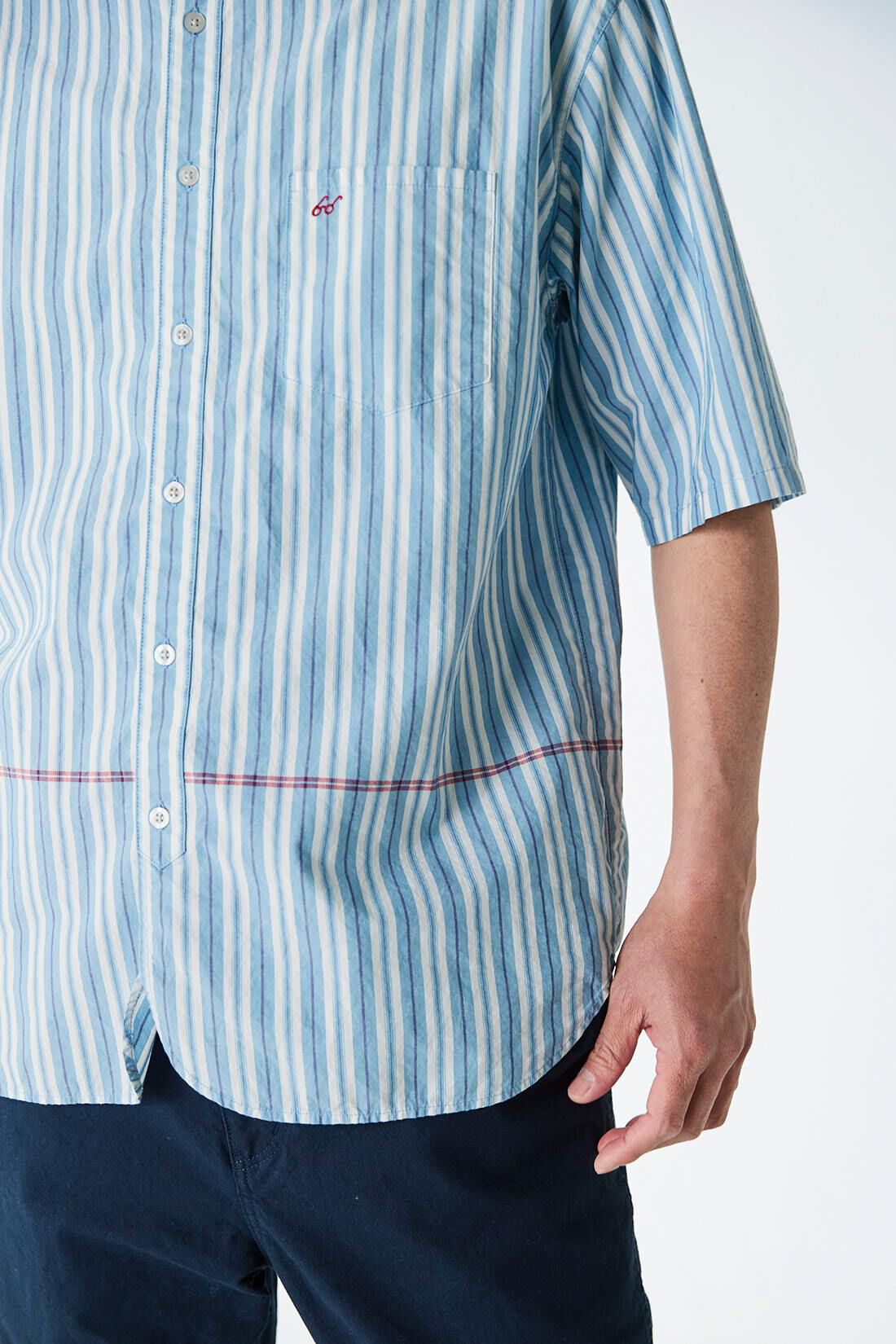 ExpressBOX|サニークラウズ feat. bonpon bonさんのソーダストライプシャツ〈メンズ〉