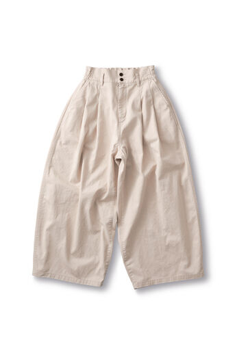 ExpressBOX | オーバーサイズ パンツ アイボリー レディース