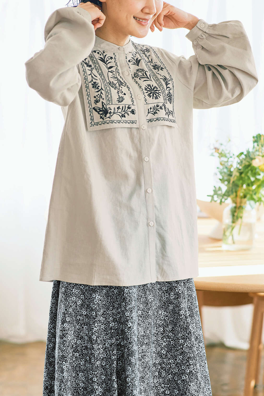Sunny clouds（FELISSIMO） - 新品 SUNNY CLOUDS バンドカラー