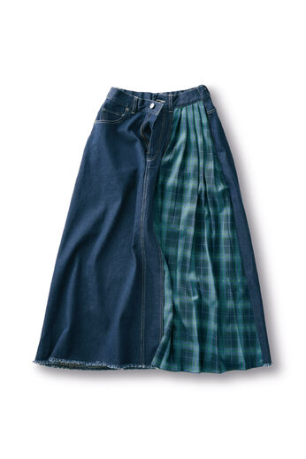 ExpressBOX | サニークラウズ３／４デニムスカート〈レディース〉