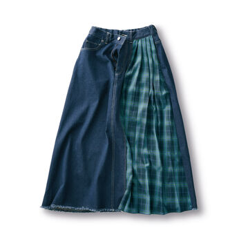 ExpressBOX | サニークラウズ３／４デニムスカート〈レディース〉