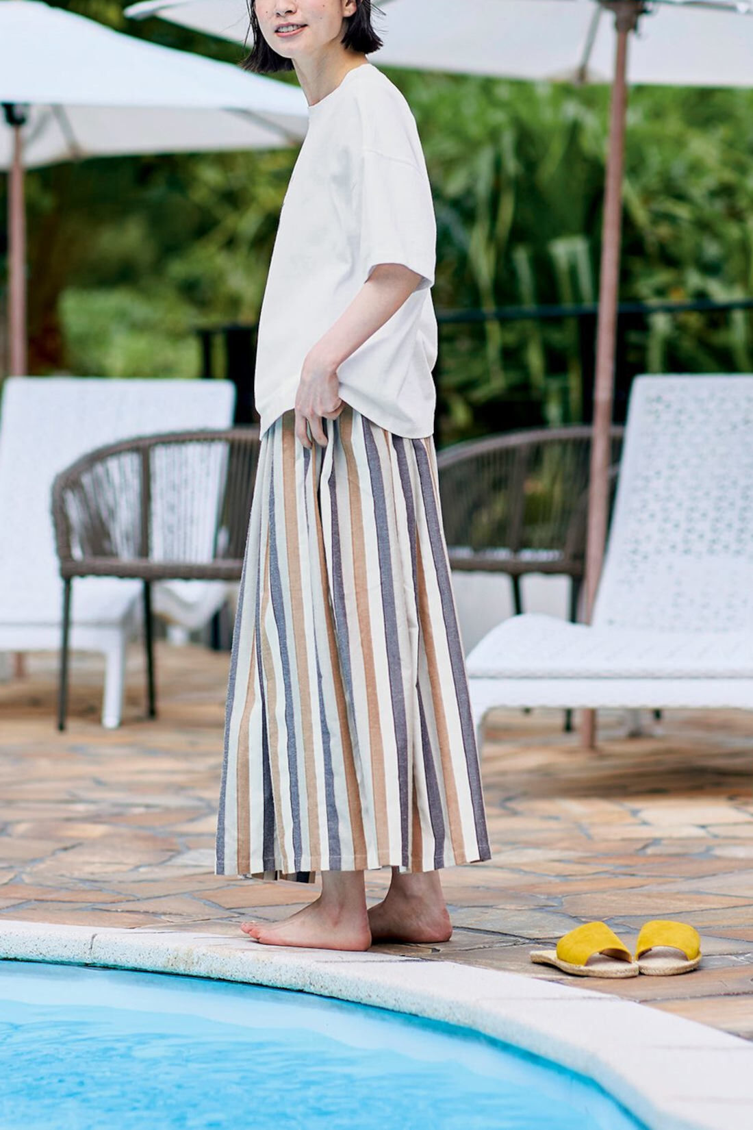 Sunny clouds so-co|サニークラウズ　くじらの船長Tシャツ〈レディース〉