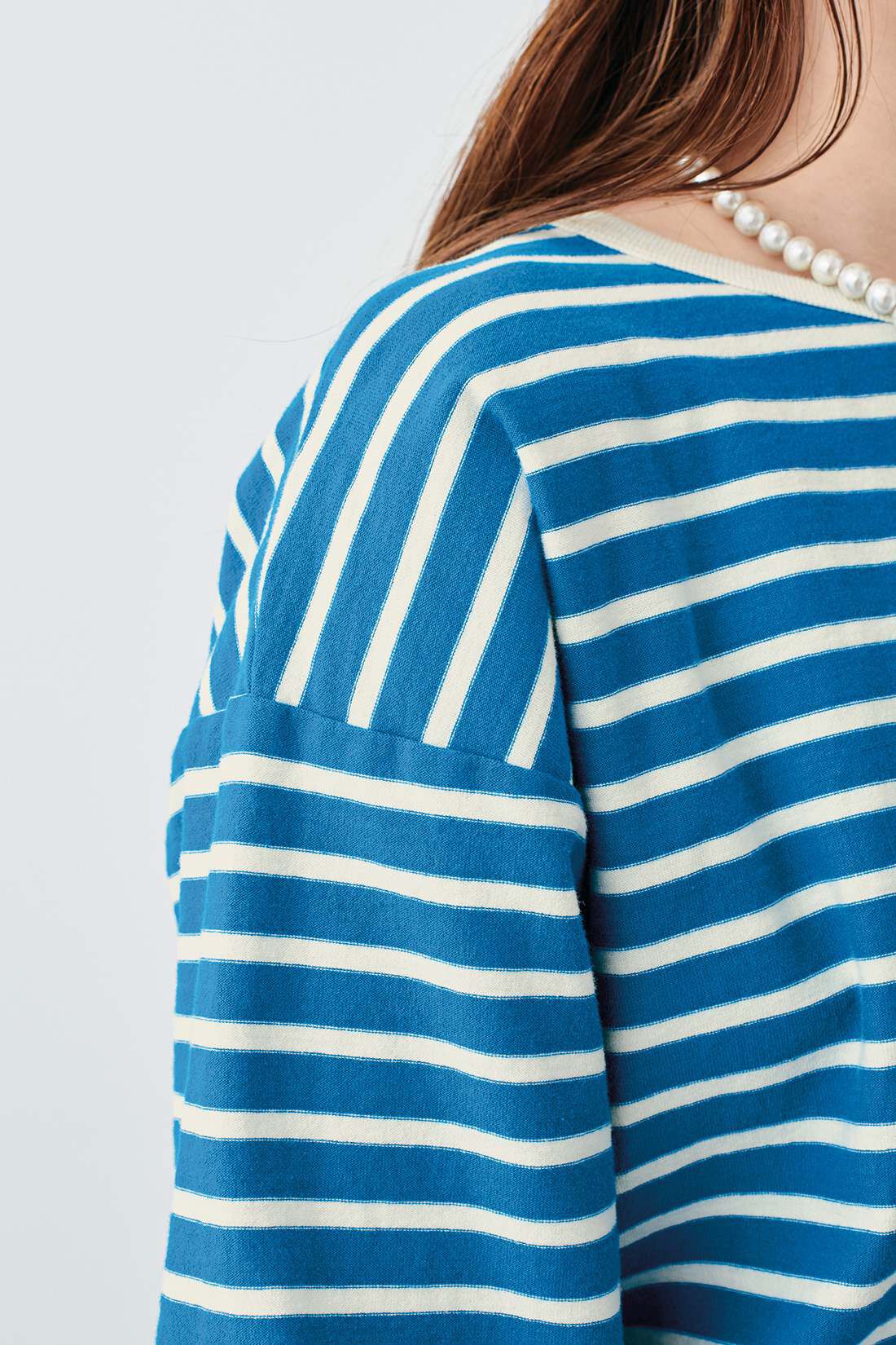 Sunny clouds so-co|サニークラウズ　浜辺のボーダーTシャツ〈レディース〉