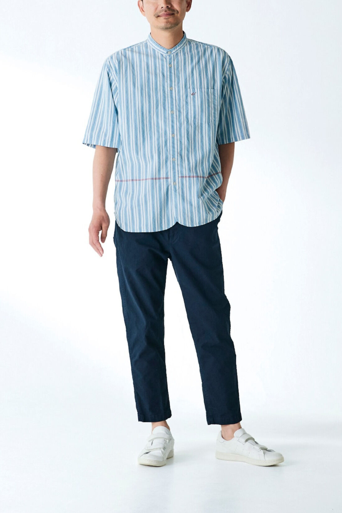 ExpressBOX|サニークラウズ feat. bonpon bonさんのソーダストライプシャツ〈メンズ〉