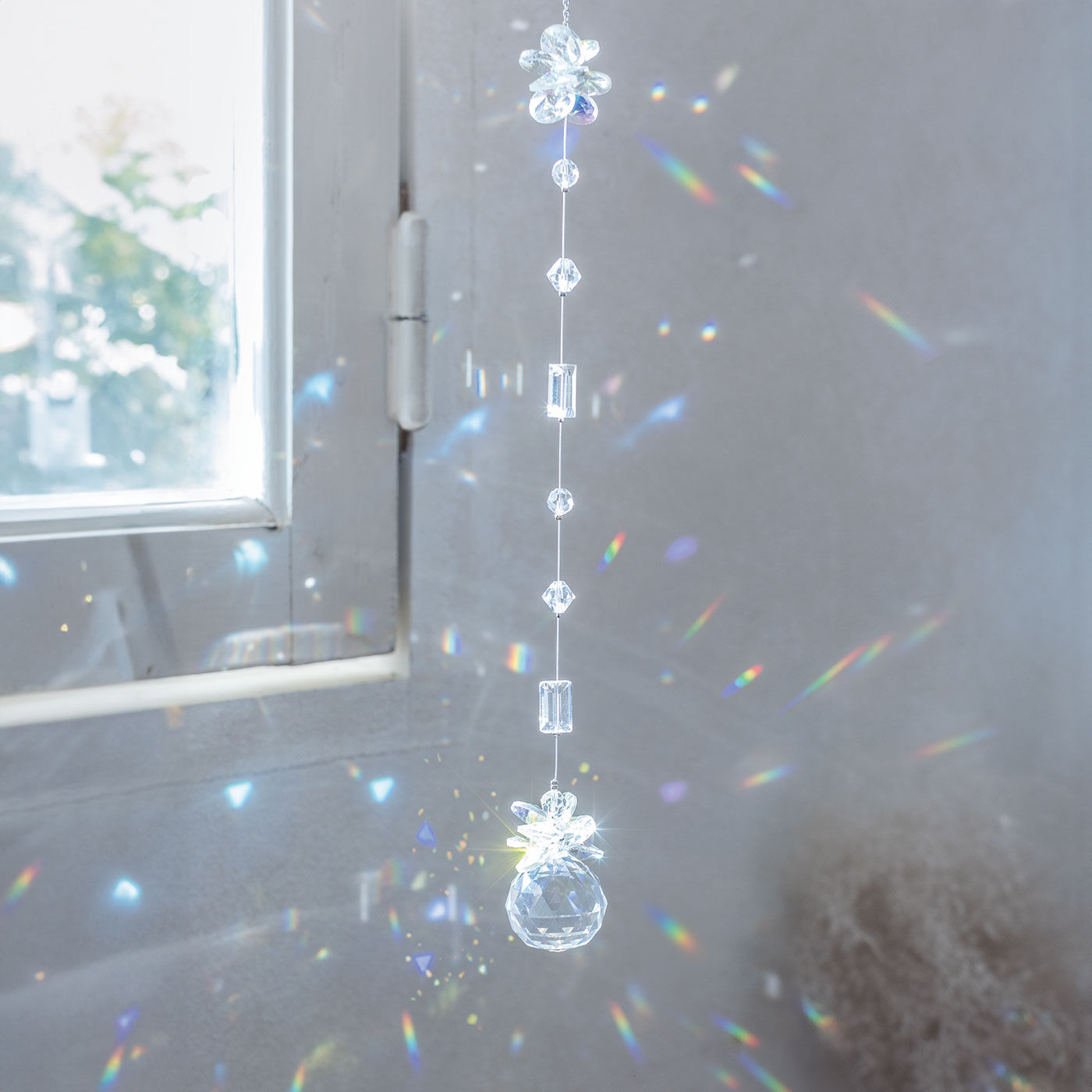 フェリシモメリー|See MONO お部屋に広がる光のシャワー 昼パーティーを彩るガラスのサンキャッチャー