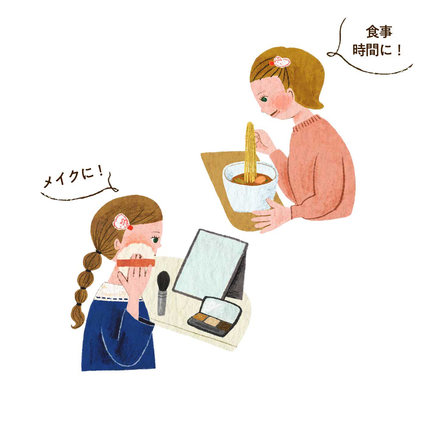 merry［フェリシモメリーポイント］|メリポからの贈りもの 毎日あなたをお手伝い メリポくんとメリカちゃんのふわふわ前髪クリップ