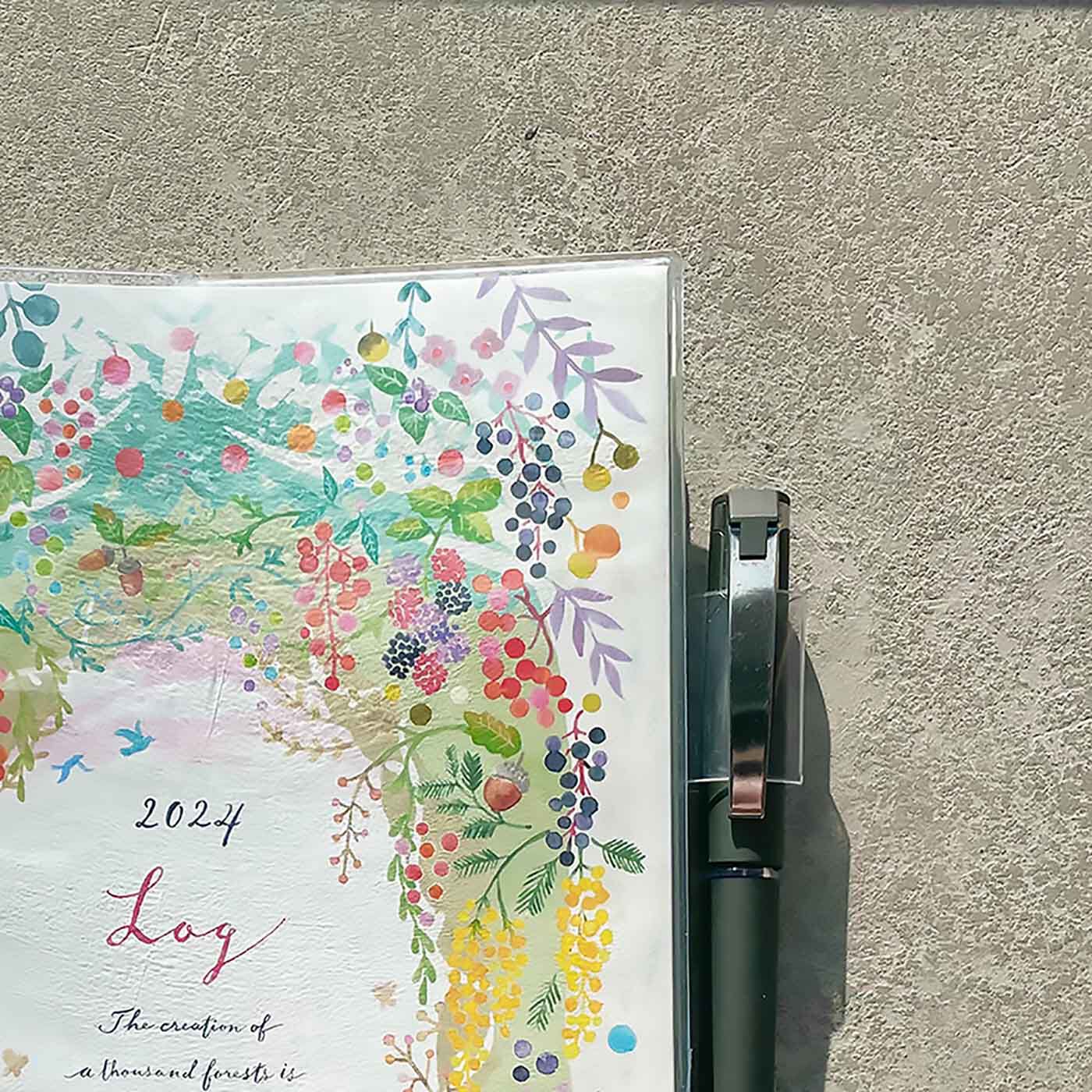 たっぷり書きたい大きなスケジュール帳ログ〈Ａ５〉透明カバー